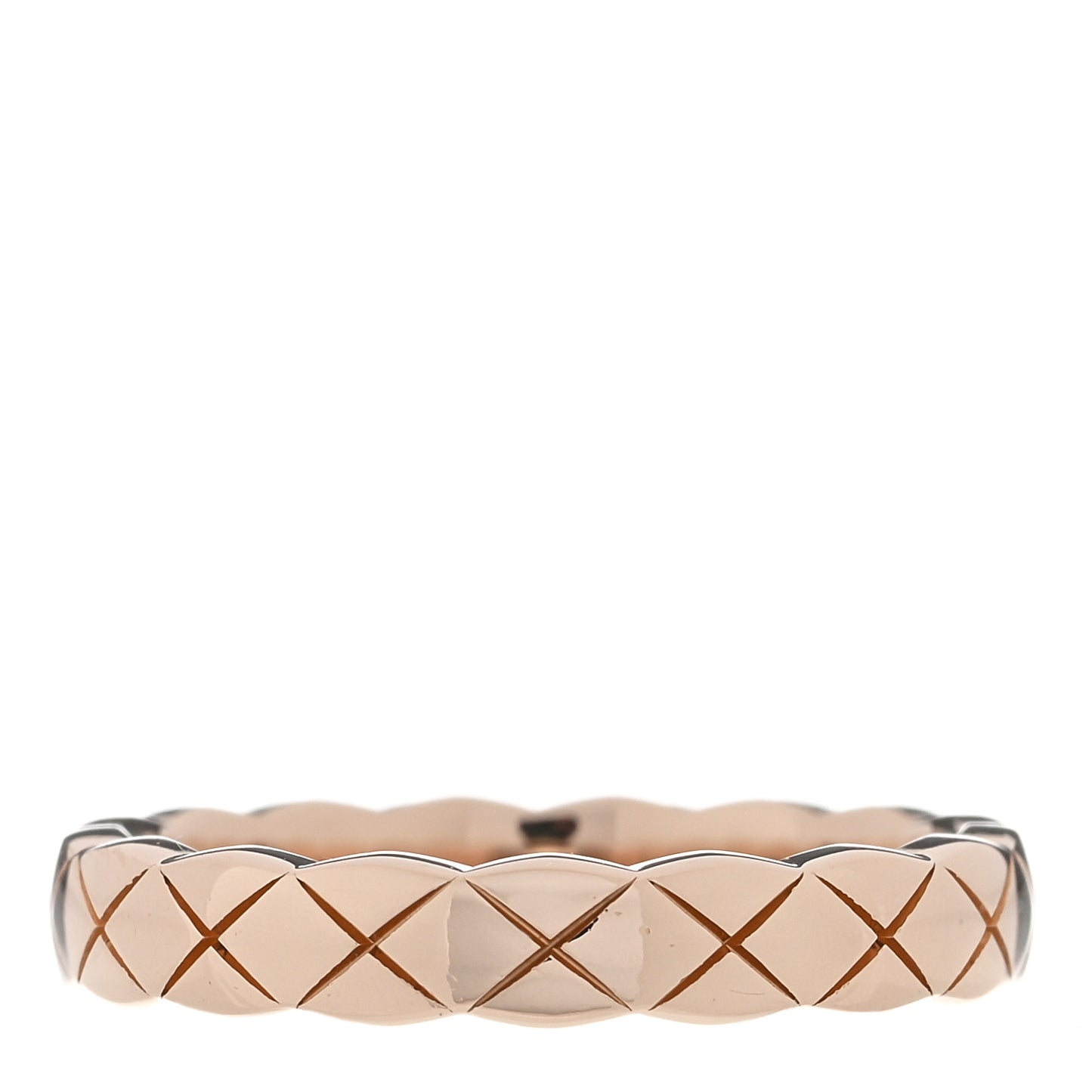 18K Beige Gold Mini Coco Crush Ring 48 4.5