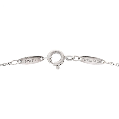 Tiffany Sterling Silver 9mm Elsa Peretti Bean Pendant Necklace 4 of 4
