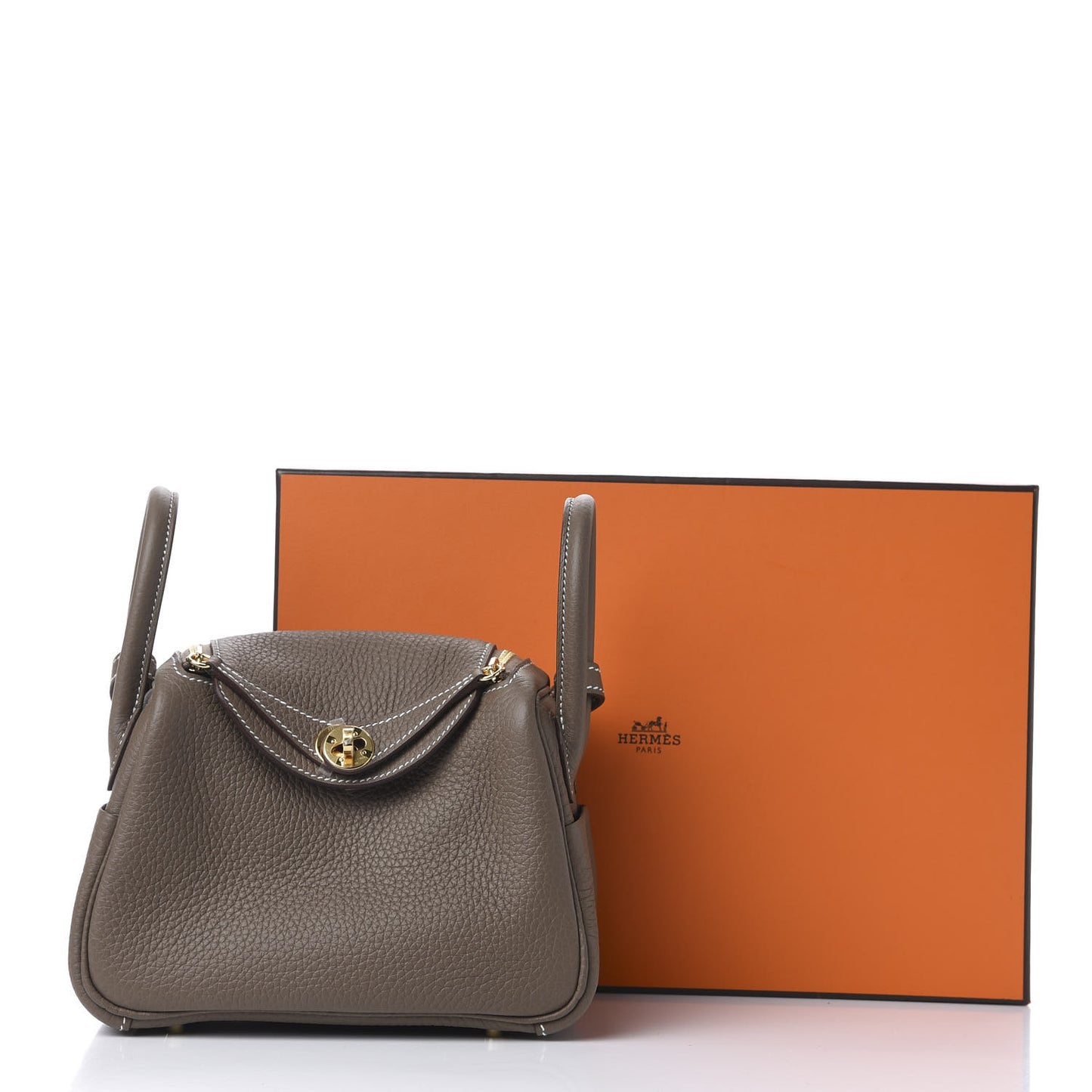 Taurillon Clemence Mini Lindy 20 Etoupe