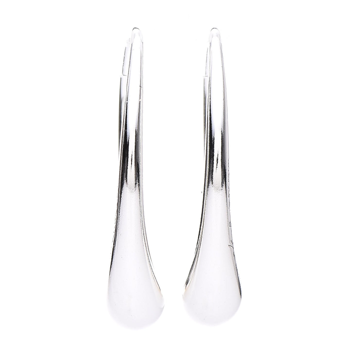 Sterling Silver Elsa Peretti Teardrop Hoop Earrings