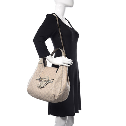 Gucci Guccissima Signature Medium Emily Hobo Mystic White 2 of 11