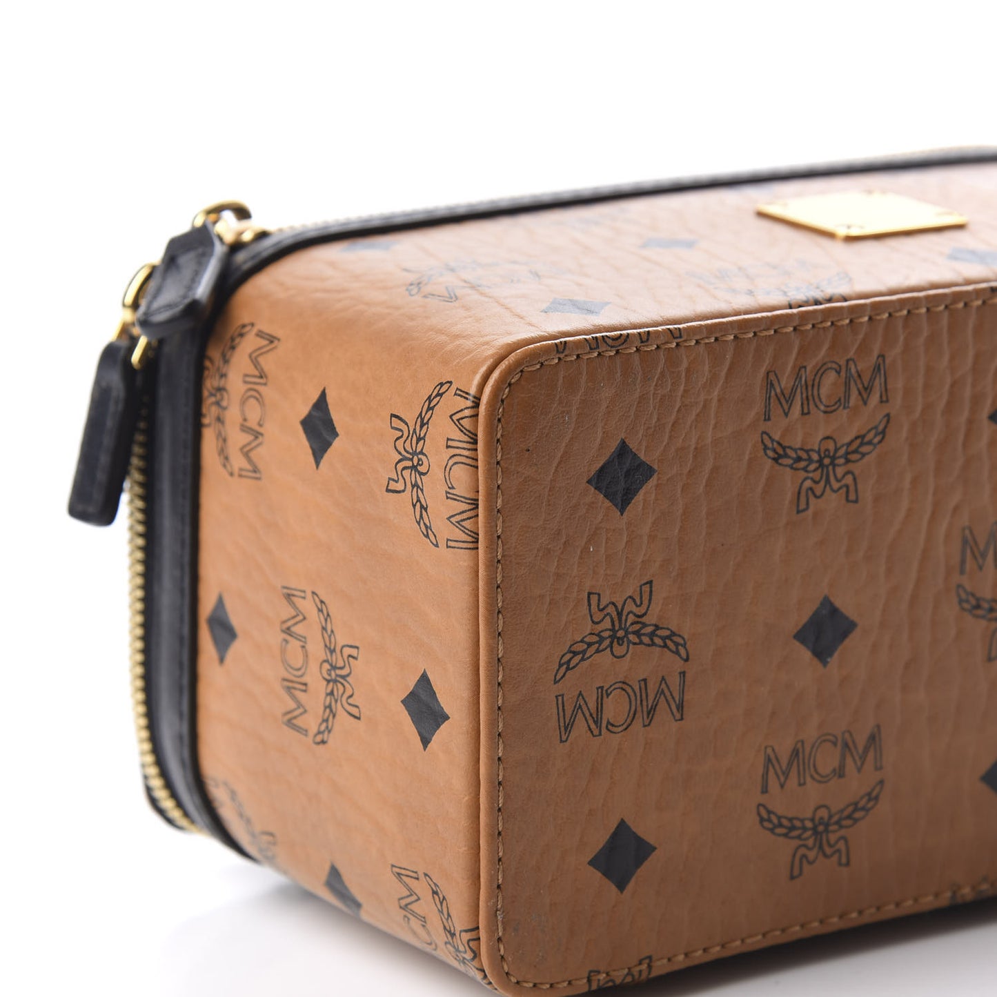 Visetos Rockstar Vanity Case Cognac Black