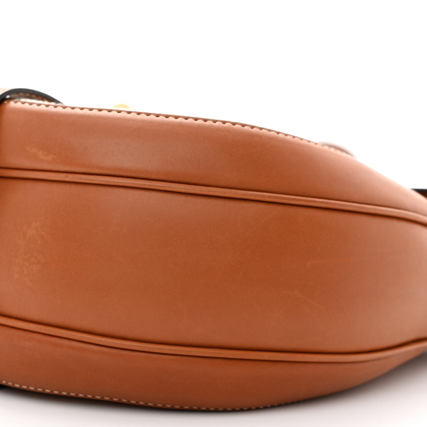 Textile Natural Calfskin Medium Besace 16 Tan