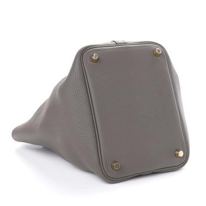 Hermes Taurillon Clemence Picotin Lock 18 PM Etain 4 of 10