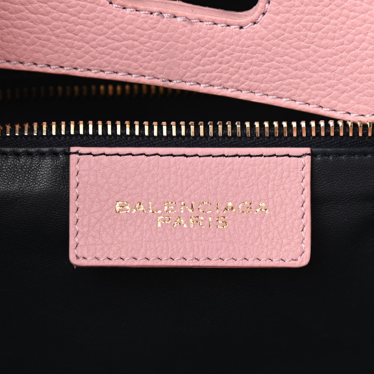 Balenciaga Grained Calfskin L Tube Round Tote Rose 6 of 14