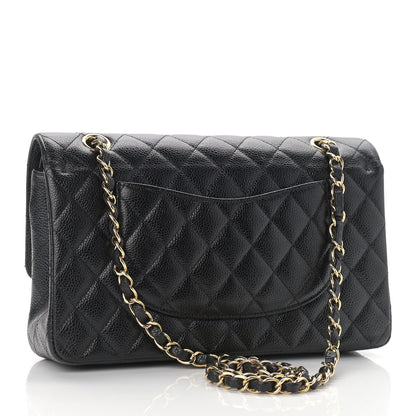Chanel Caviar Quilted Medium Double Flap Black 3 of 13