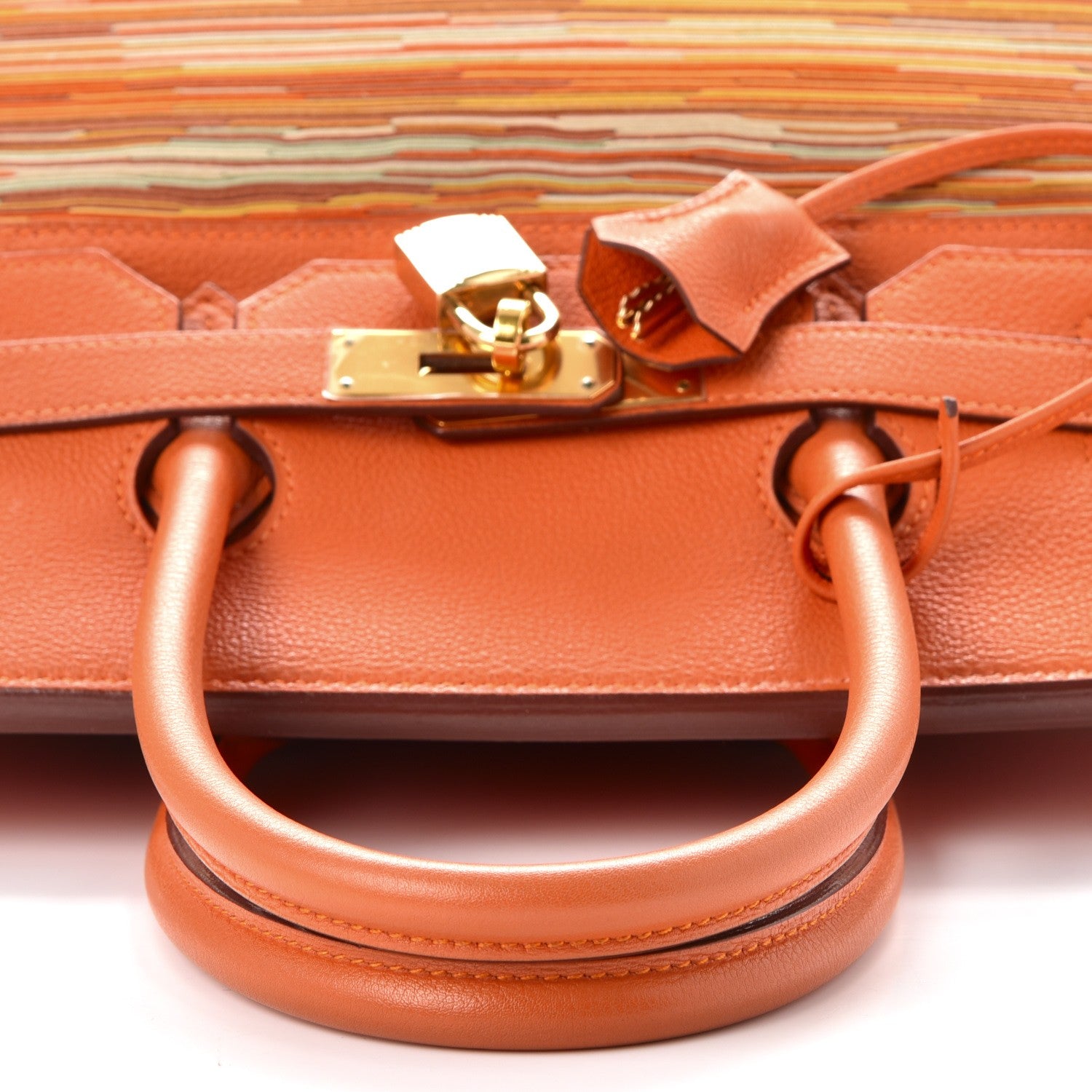 Hermes Togo Vibrato Birkin 35 Orange 24 of 37