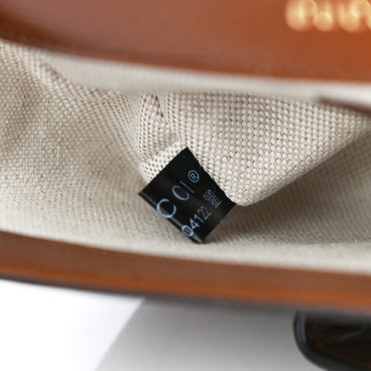 Gucci GG Supreme Monogram Web Mini Horsebit 1955 Shoulder Bag Beige Brown Sugar 9 of 12