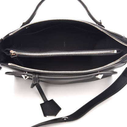 Fendi Vitello Dolce Medium By The Way Boston Bag Black 5 of 10