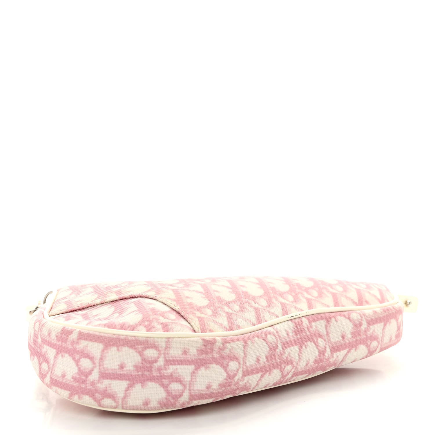 Christian Dior Monogram Mini Saddle Pochette Pink 4 of 9