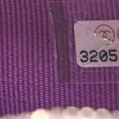 Chanel Lambskin Quilted CC In Love Heart Zipped Arm Coin Purse Purple 7 of 8