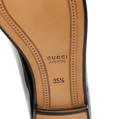 Gucci Patent Women's Jordaan Loafers  35.5 Black 7 of 10