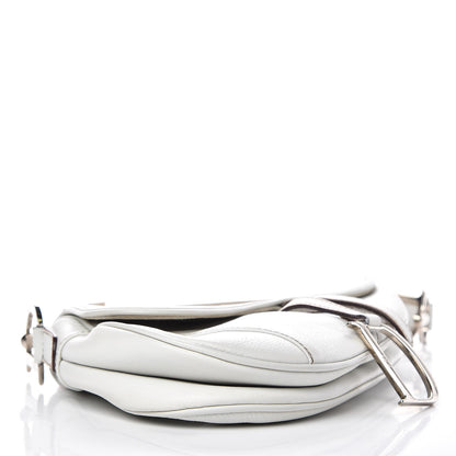 Christian Dior Calfskin Saddle Bag White 4 of 16
