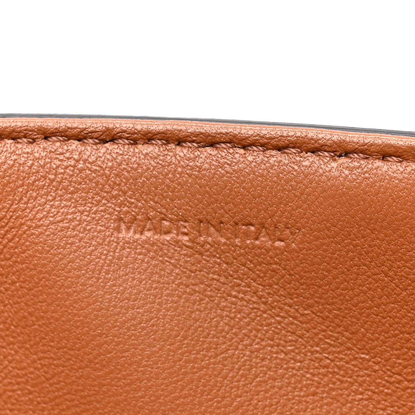 Calfskin Triomphe Canvas Teen Triomphe Bag Tan