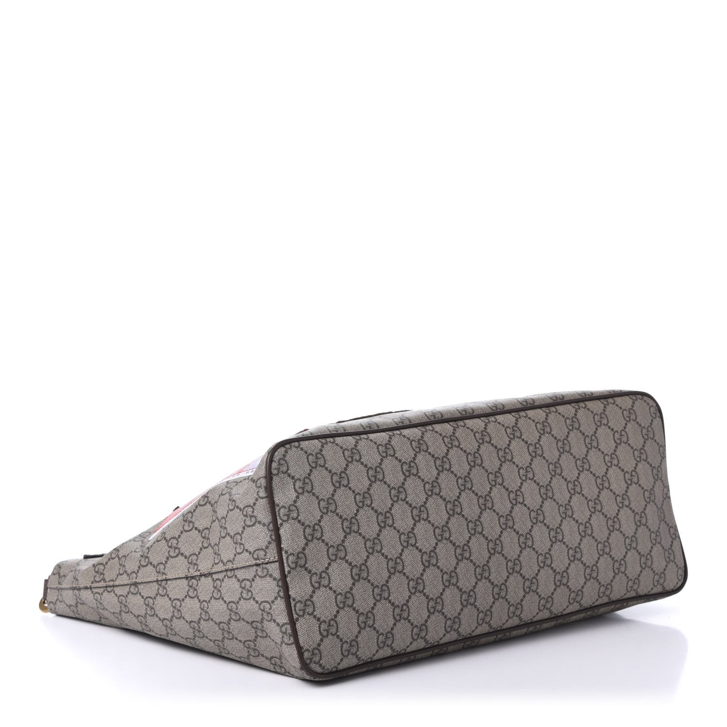 Gucci Soft GG Supreme Monogram Courrier Medium Crossbody Tote Beige New Acero 4 of 10