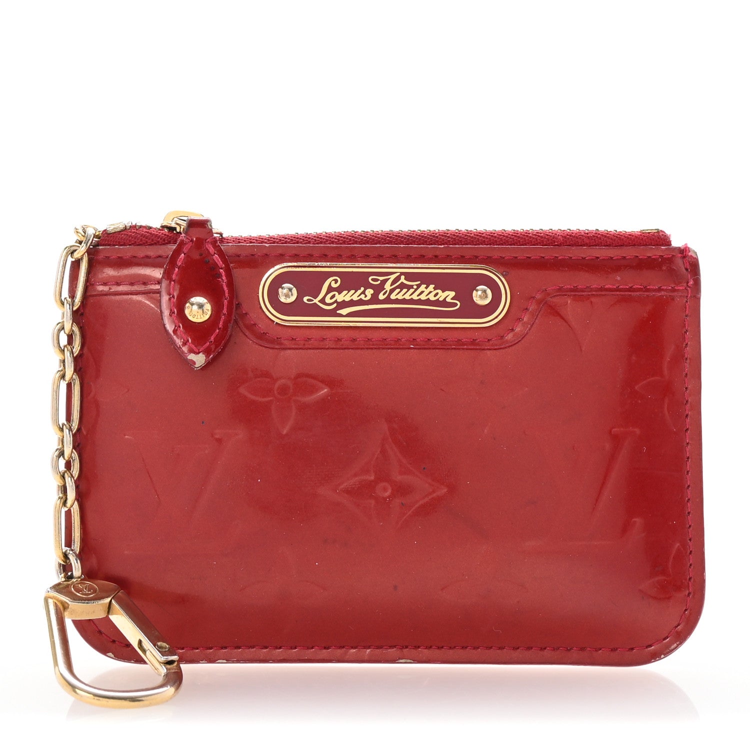 Louis Vuitton Vernis Key Pouch Pomme D'Amour 1 of 6