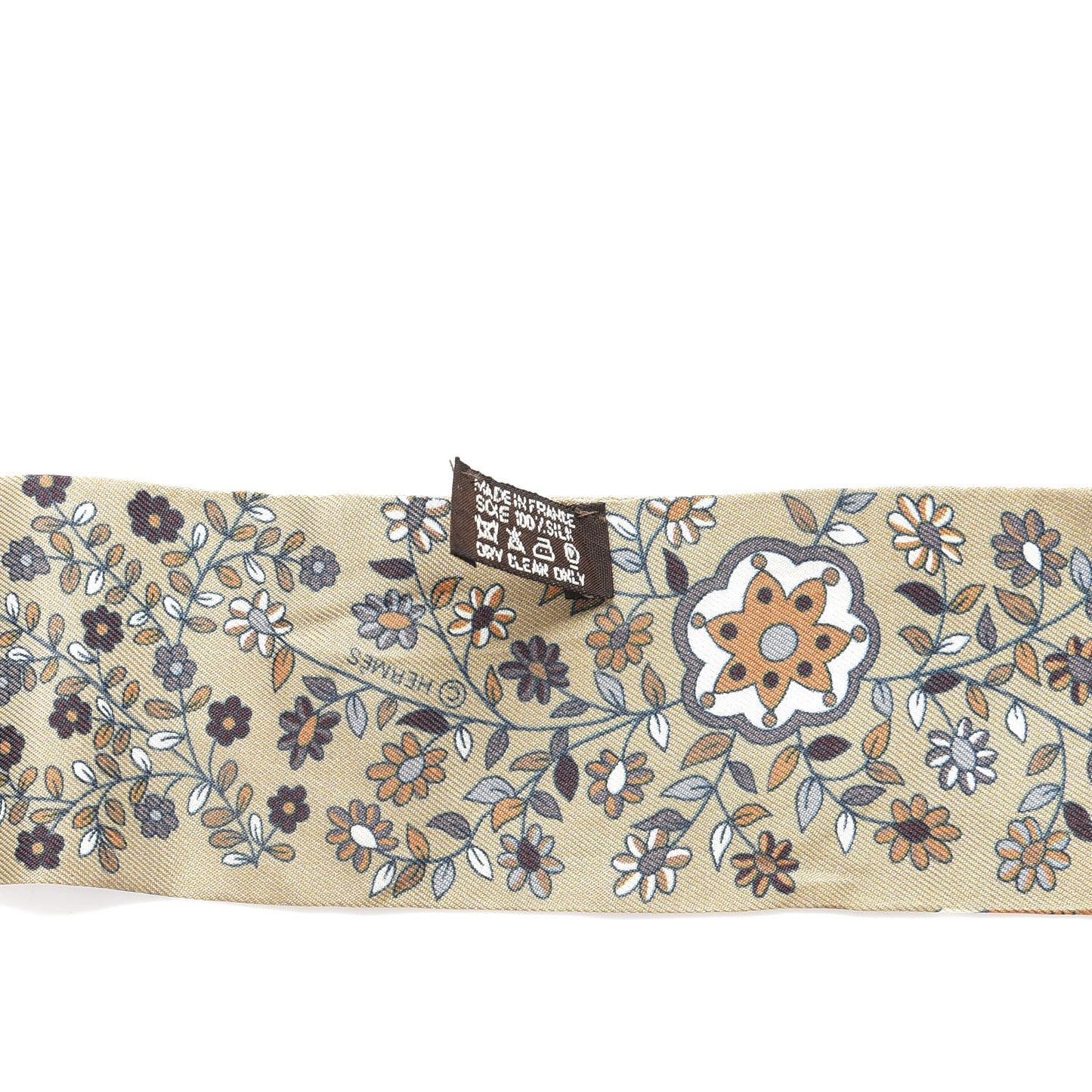 Silk L'Arbre De Vie Twilly Camel Gris Bleuete Caramel