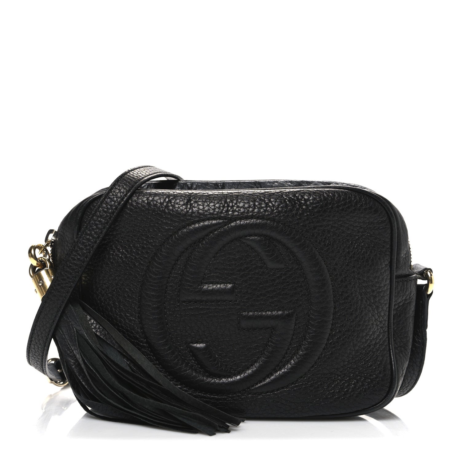 Gucci Pebbled Calfskin Small Soho Disco Bag Black 1 of 12