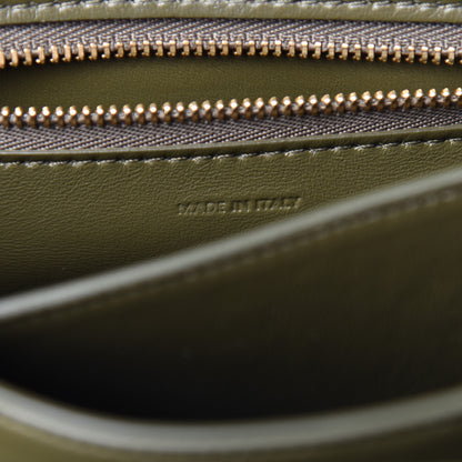 Celine Box Calfskin Small Classic Box Flap Bag Army Green 6 of 10