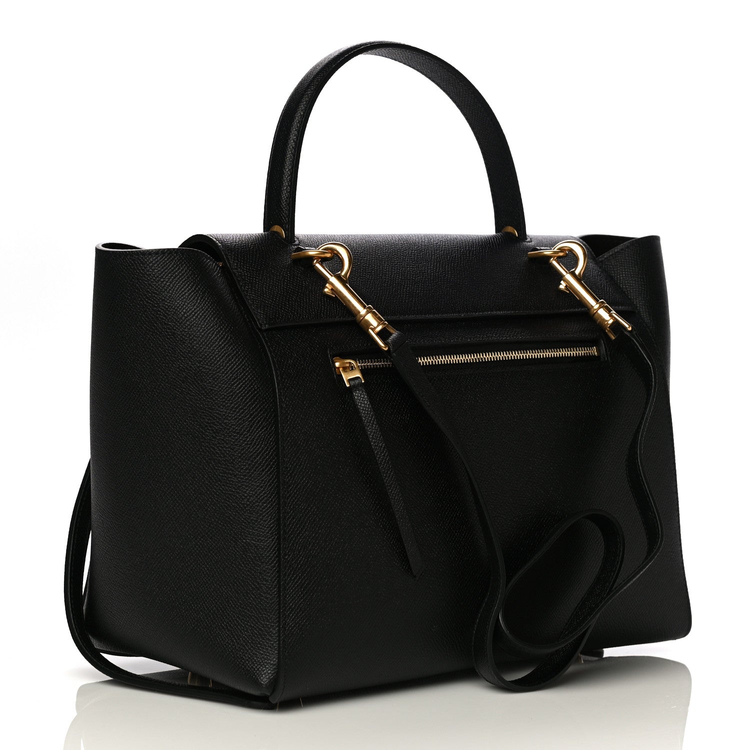 Celine Grained Calfskin Mini Belt Bag Black 3 of 12