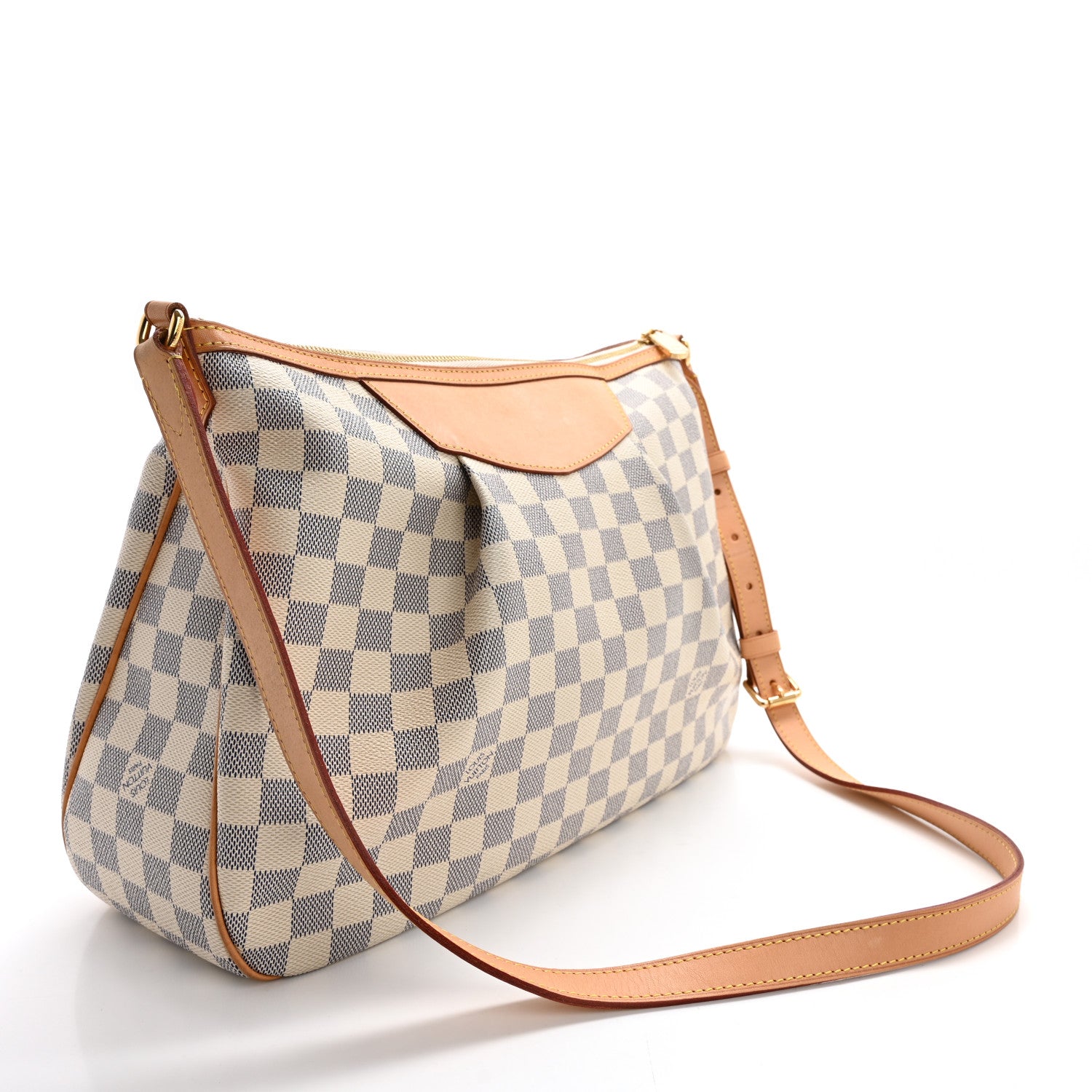 Louis Vuitton Damier Azur Siracusa MM 3 of 15