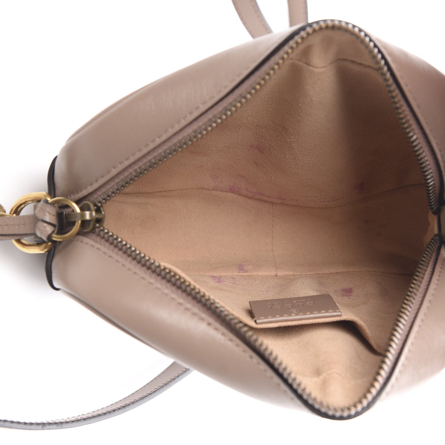 Calfskin Matelasse Mini GG Marmont Chain Shoulder Bag Porcelain Rose