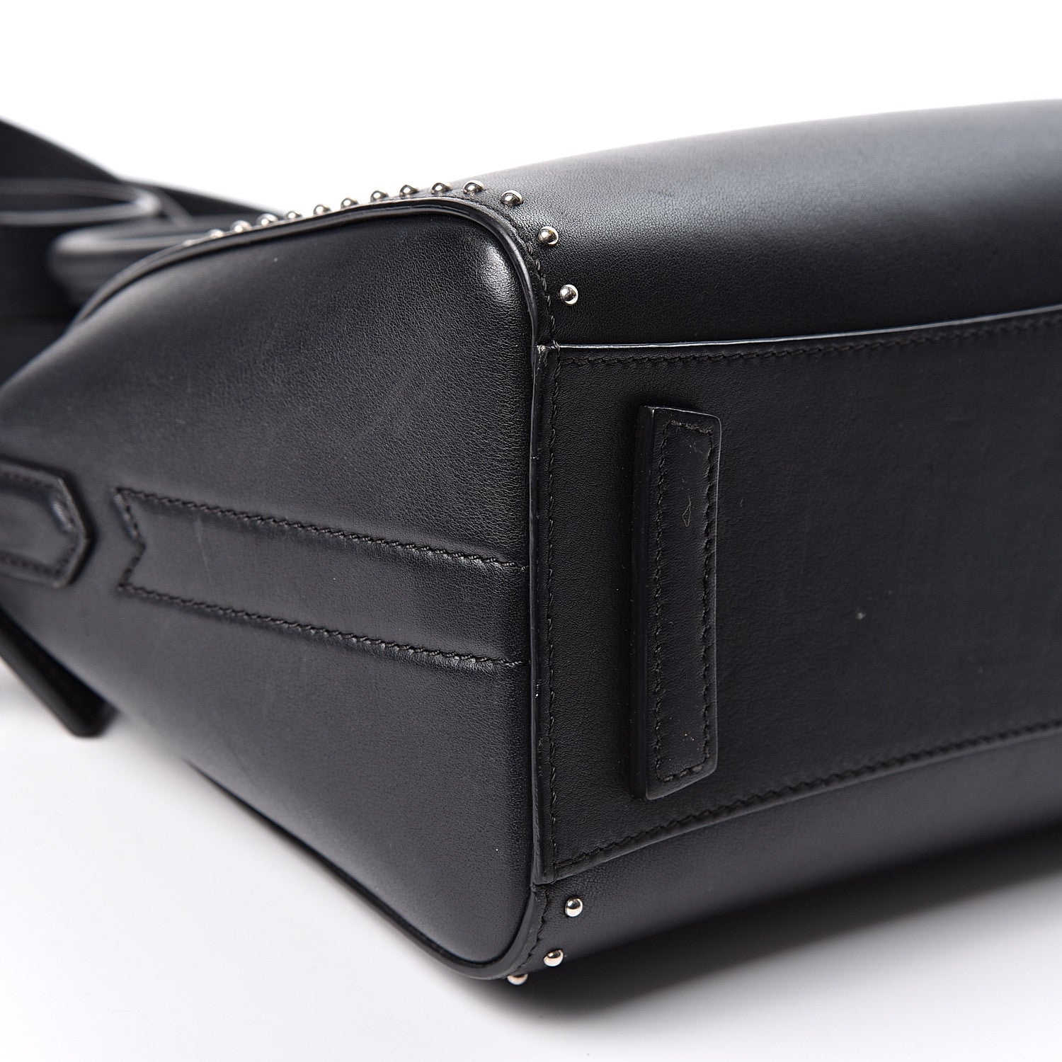 Givenchy Smooth Calfskin Mini Studded Antigona Black 9 of 10