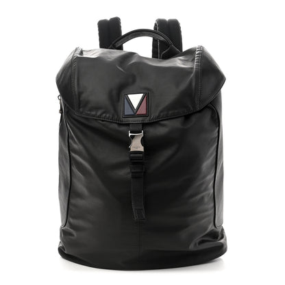 Louis Vuitton Calfskin Nylon V Line Pulse Backpack Asphalt 1 of 9