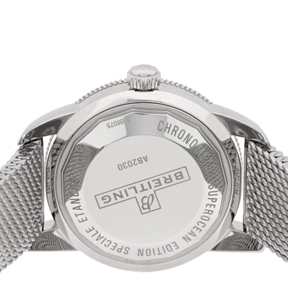Breitling Stainless Steel 44mm Superocean Heritage II B20 Automatic Watch Blue AB2030 4 of 5