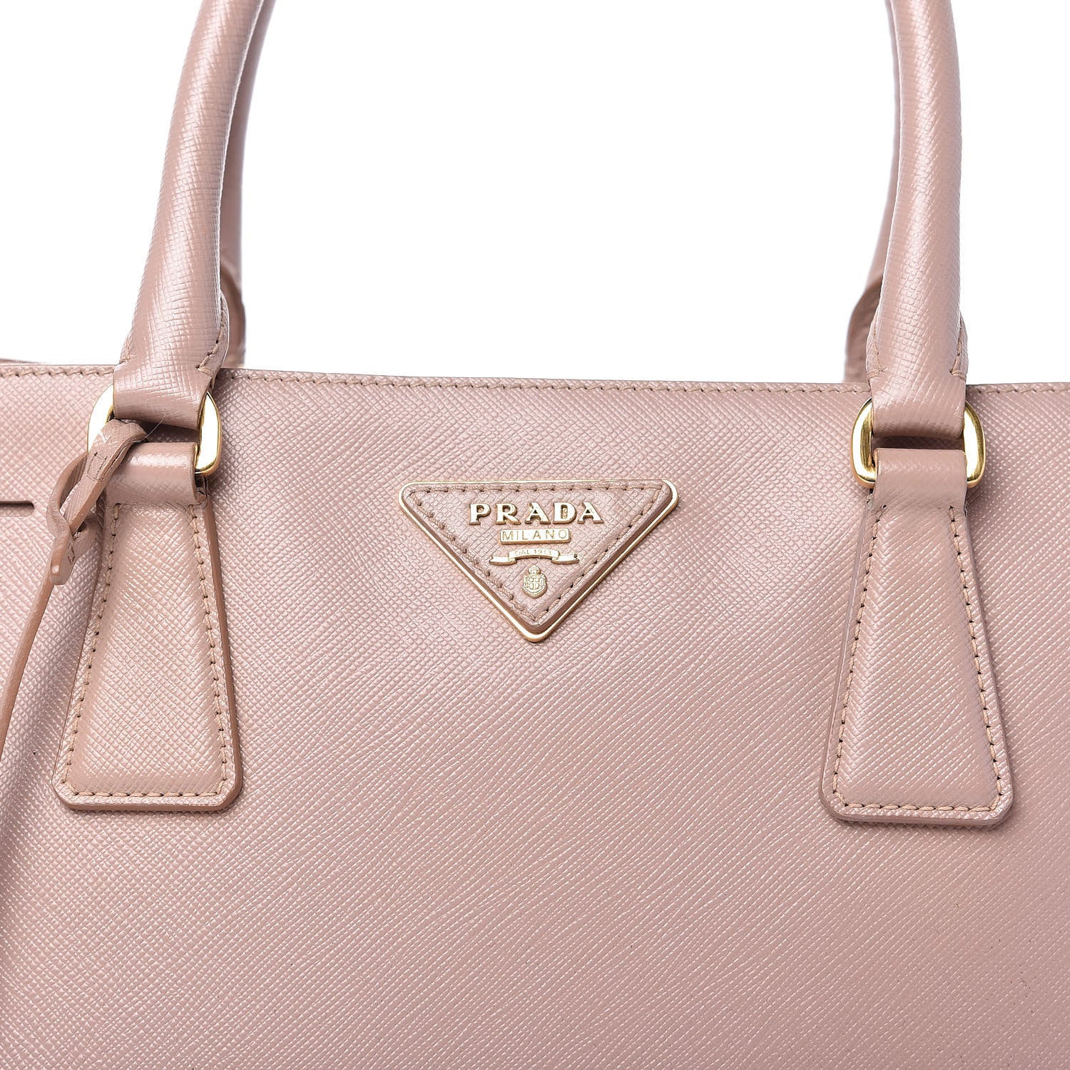 Prada Saffiano Small Galleria Double Zip Tote Orchidea 9 of 11