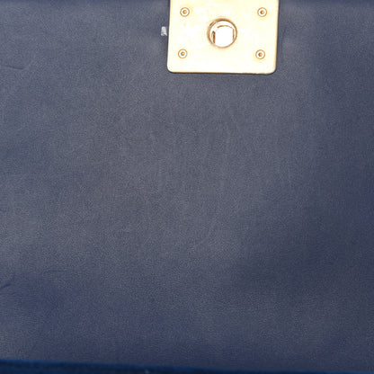Chanel Velvet Quilted Medium Boy Flap Dark Blue 12 of 14