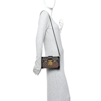Louis Vuitton Monogram Petite Malle Black 2 of 9