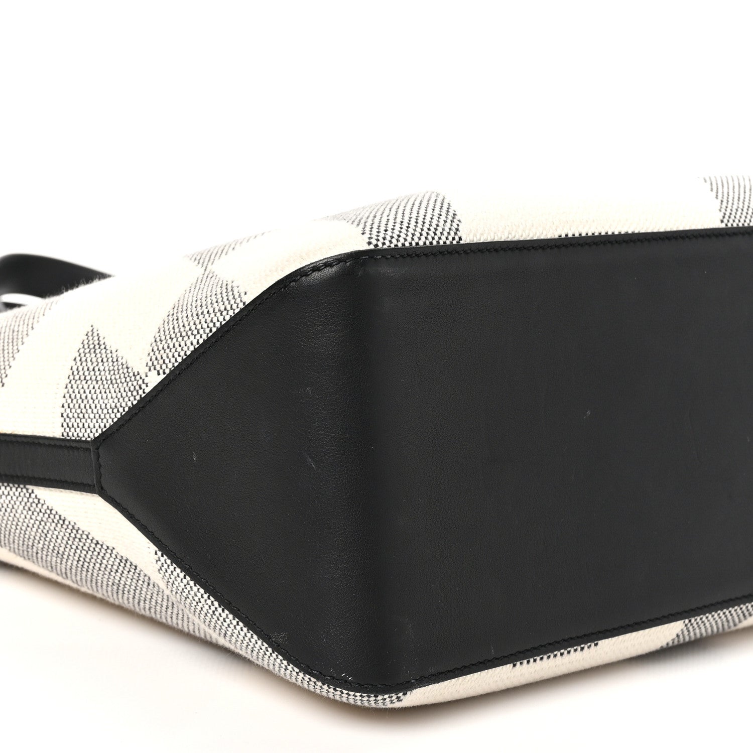 Hermes Swift H Canvas Cabas H En Biais 40 Black Ecru 9 of 11