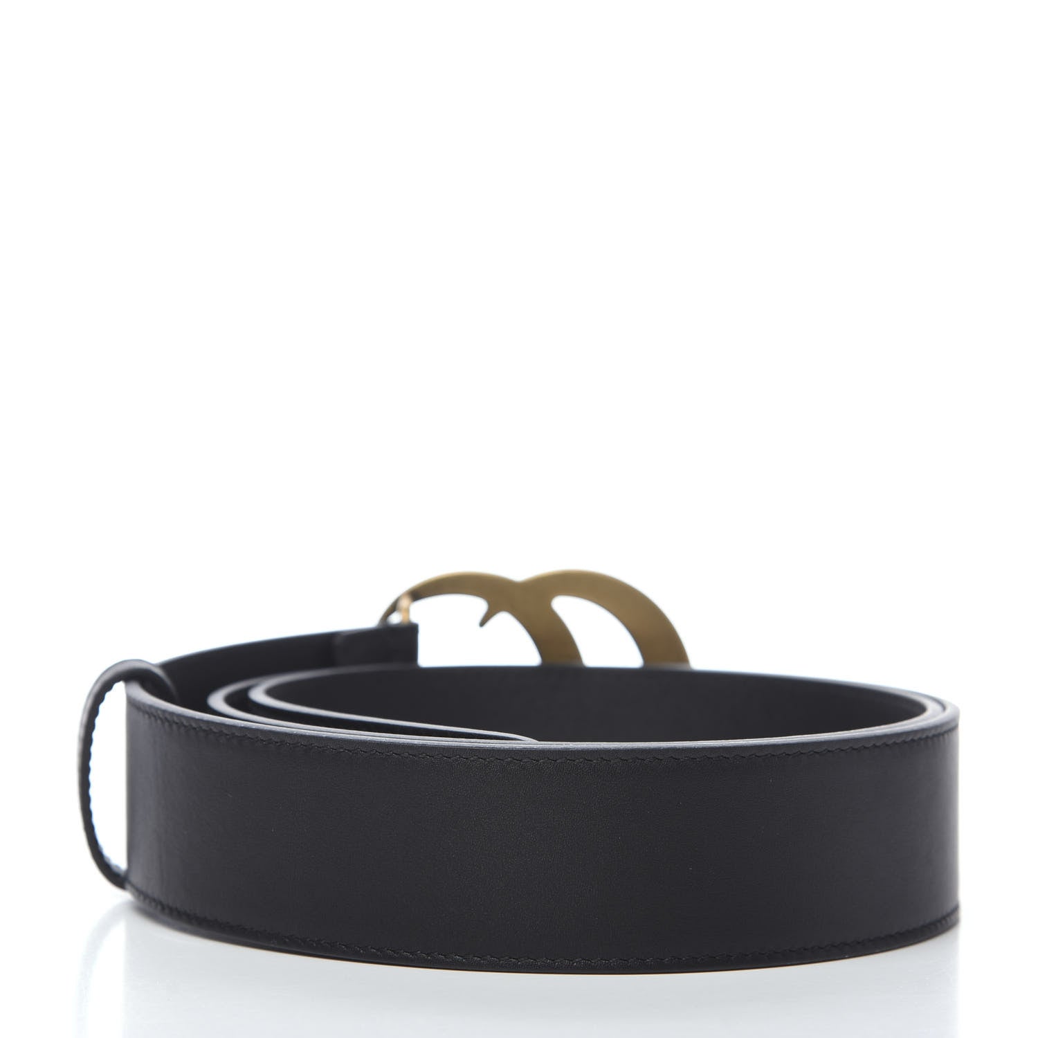 Gucci Calfskin Double G 40mm Belt 95 38 Black 2 of 4