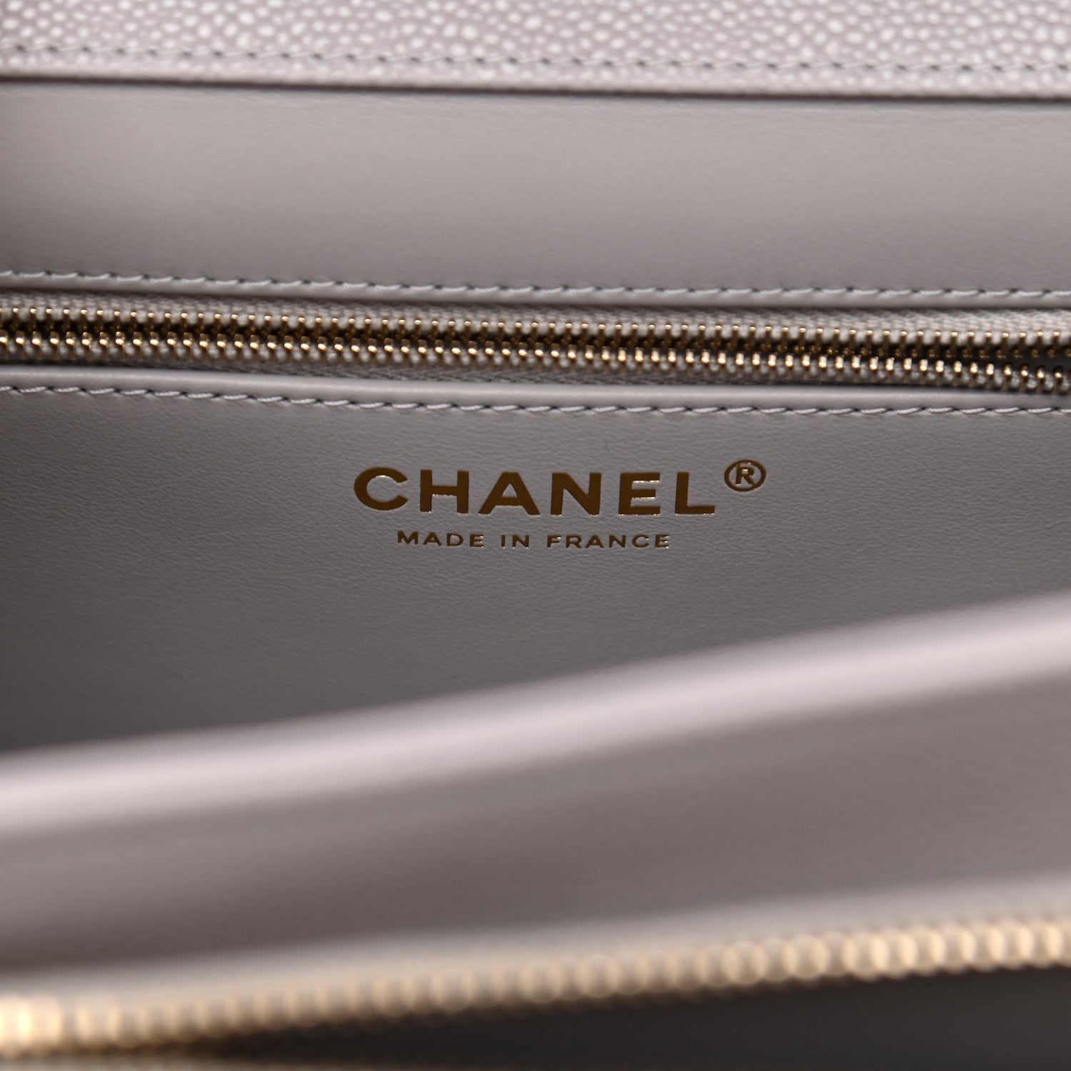 Chanel Caviar Quilted Medium Business Affinity Flap Grey 6 of 10