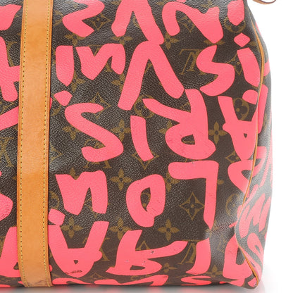 Louis Vuitton Graffiti Keepall 45 Fuchsia 9 of 16