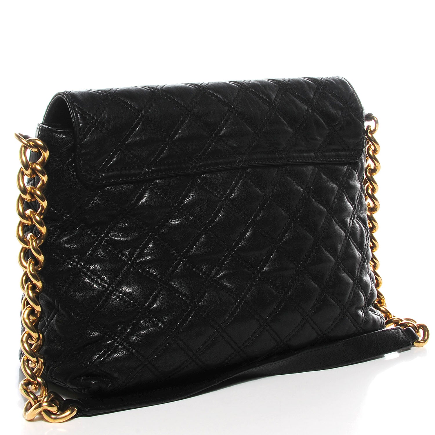 Marc Jacobs Lambskin Quilted The XL Single Flap Black 3 of 8