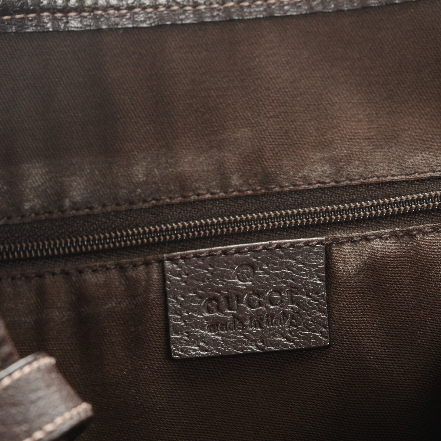 Monogram Medium Abbey Shoulder Bag Dark Brown