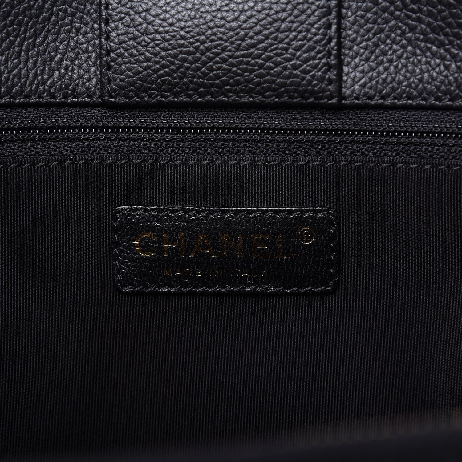 Chanel Calfskin Cerf Shopper Tote Black 8 of 11