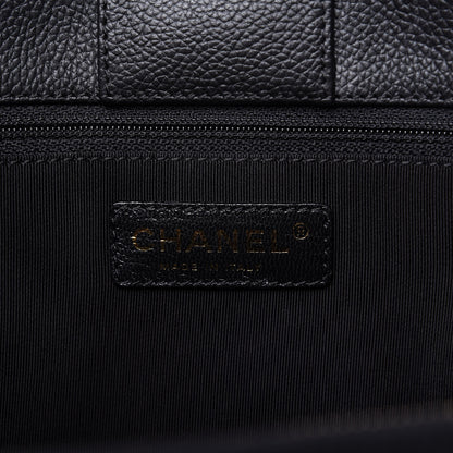 Chanel Calfskin Cerf Shopper Tote Black 8 of 11