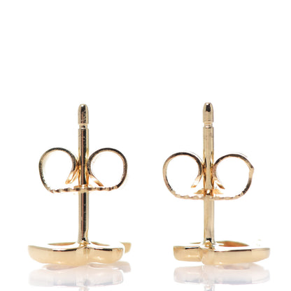 Tiffany 18K Yellow Gold Mini Paloma Picasso Loving Heart Earrings 3 of 4