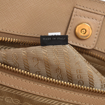 Prada Saffiano Lux Large Tote Sabbia 8 of 20