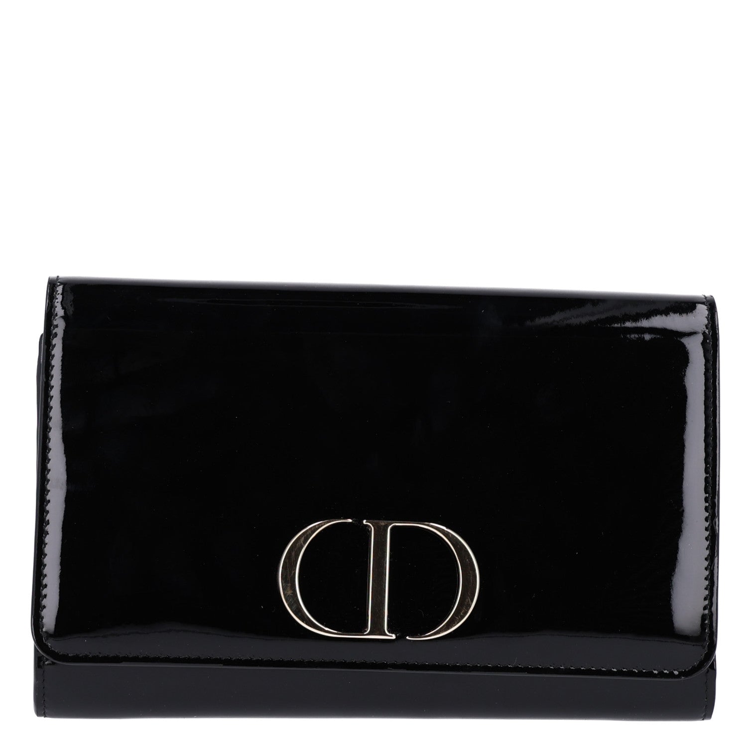 Christian Dior Patent 30 Montaigne Pouch Black 1 of 10