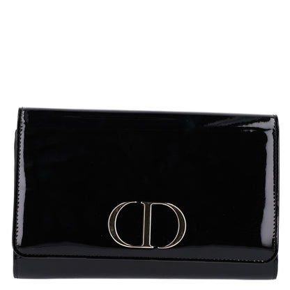 Christian Dior Patent 30 Montaigne Pouch Black 1 of 10