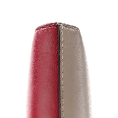 Chloe Smooth Calfskin Baylee Long Zip Around Wallet Red Beige 23 of 23