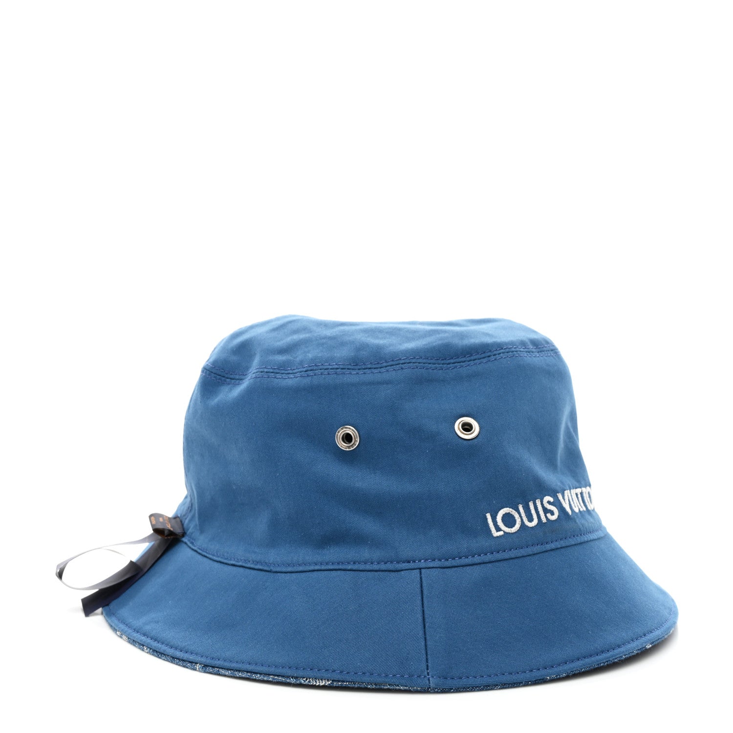 Louis Vuitton Monogram Denim Transformable Bob Bucket Hat 58 Blue 9 of 13