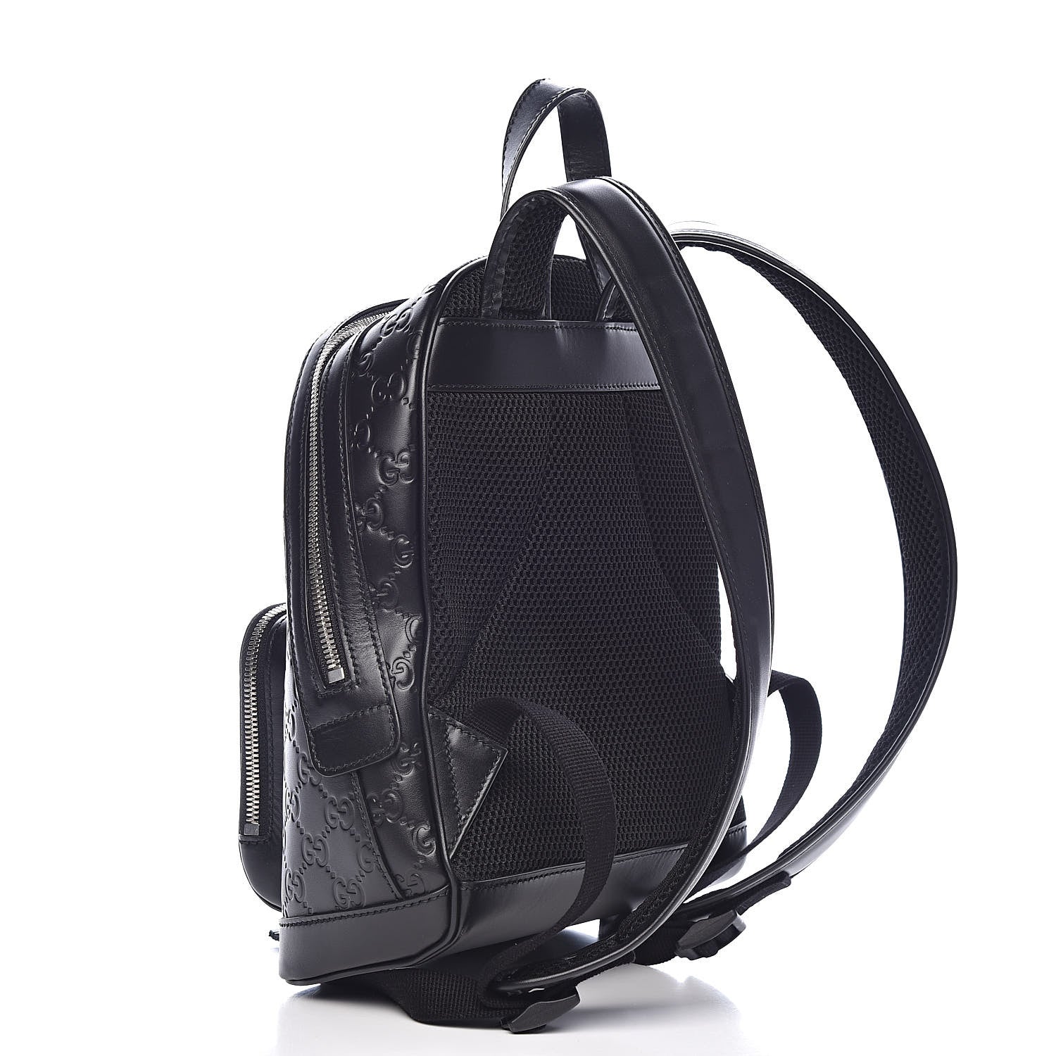 Gucci Guccissima Signature Small Day Backpack Black 3 of 12