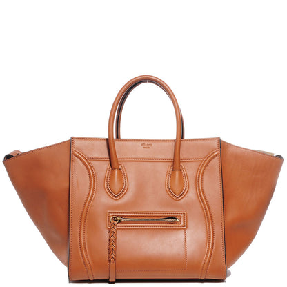 Celine Natural Calfskin Medium Phantom Luggage Tan 1 of 8