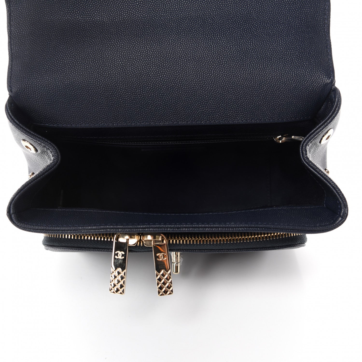 Chanel Caviar Quilted Medium Business Affinity Flap Navy 5 of 10