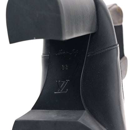 Louis Vuitton Calfskin Monogram Star Trail Ankle Boots 38 Black 5 of 7